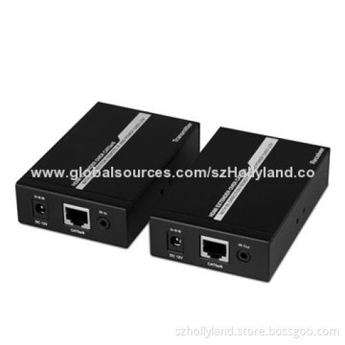 HDMI Transmitters and Receiver with 50m Single CAT, Wideband IR, Bi-direction IR, PoE